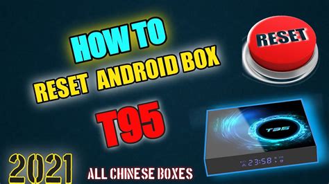 Try running the app again. . T95 android box reset button